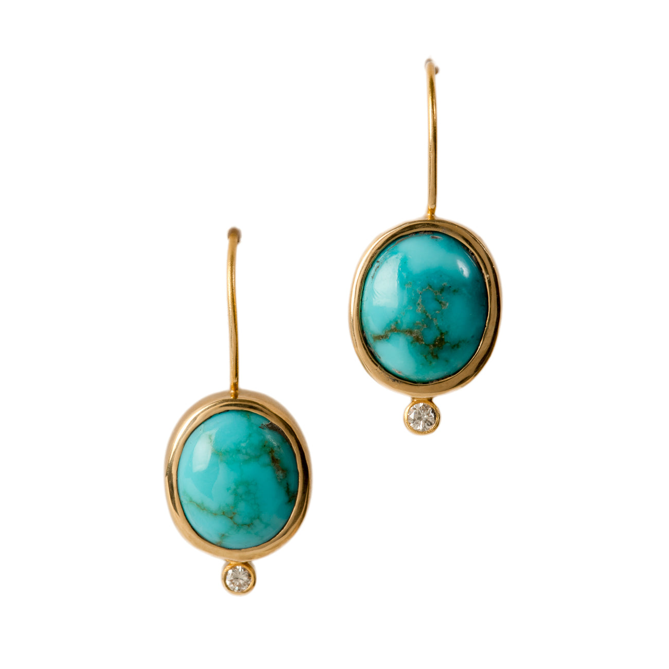 18K Gold Bisbee Drop Earrings