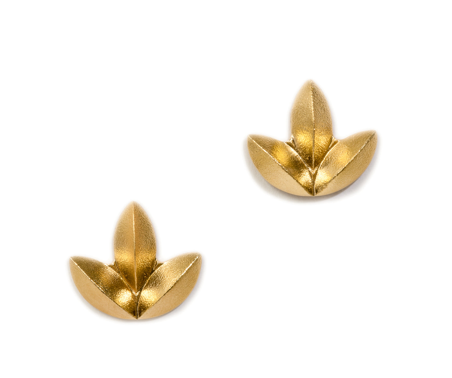 Sweet Pea Studs ~ 18K Gold