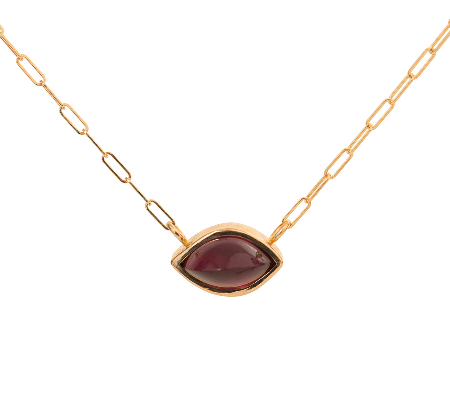 Garnet Ridge Pendant ~ 18K Gold