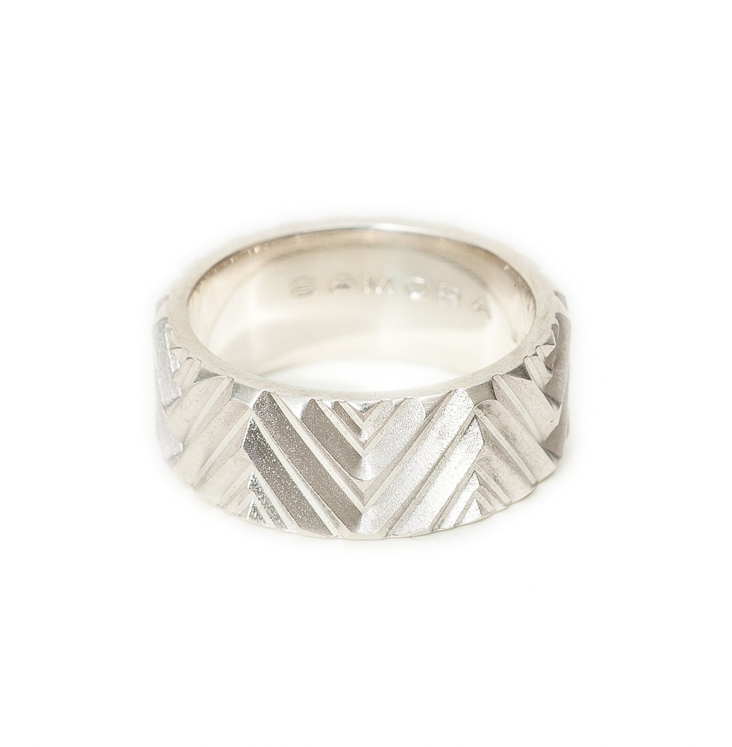 Mountain Range Zigzag Ring ~ Sterling Silver