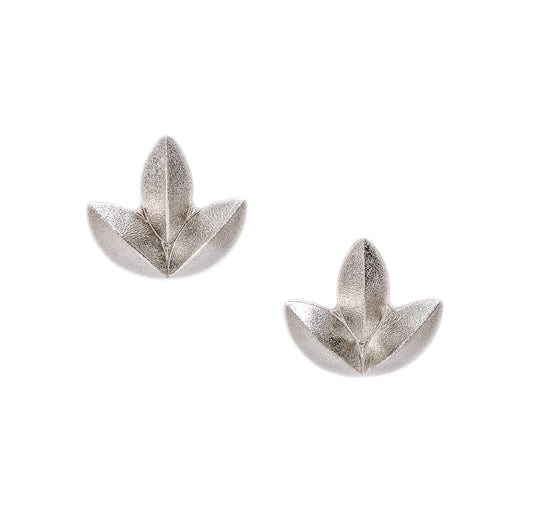 Sweet Pea Blossom Studs ~ Sterling Silver