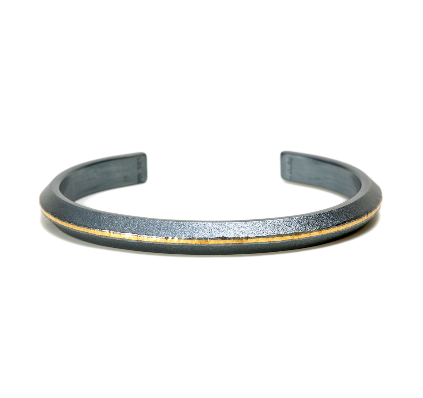 Mountain Range Ridgeline Cuff with 18K Gold Inlay