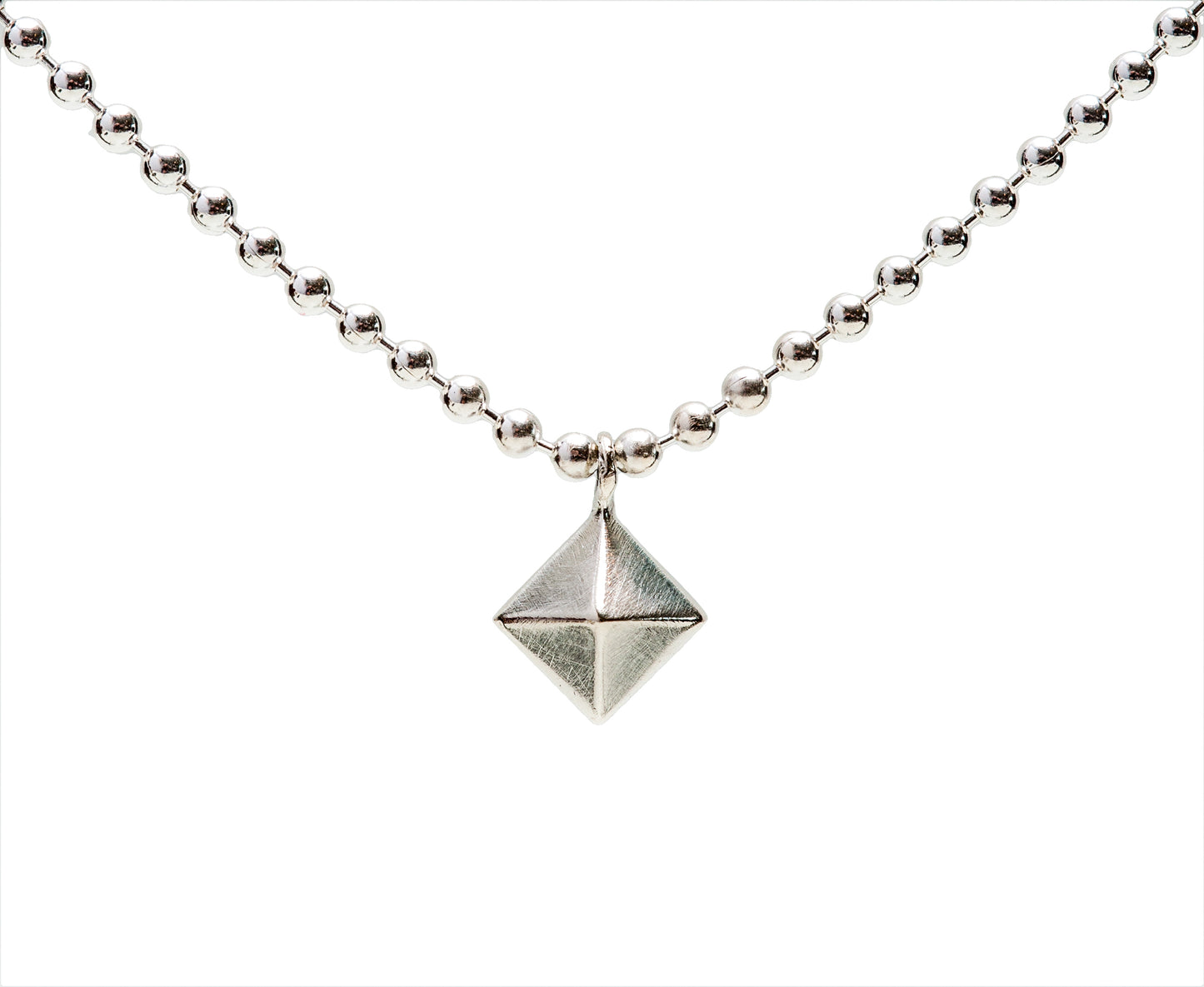 Pyramid Bead Necklace ~ Single