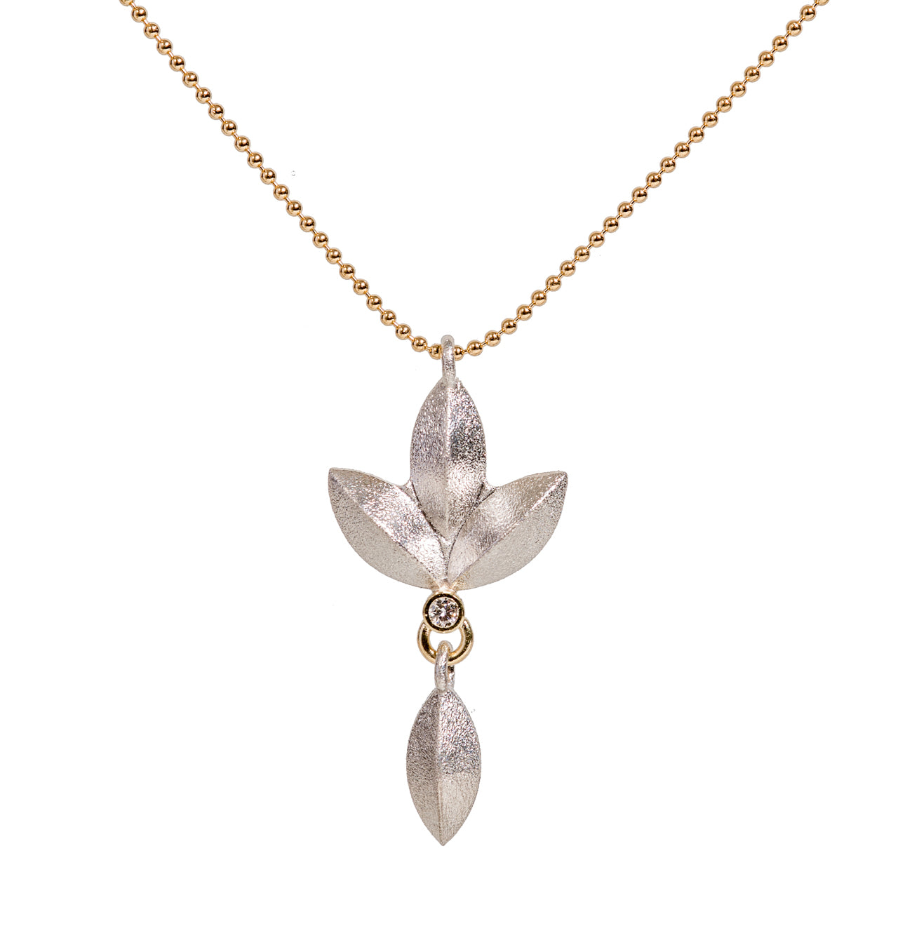 Sweet Pea Blossom Pendant ~ Small