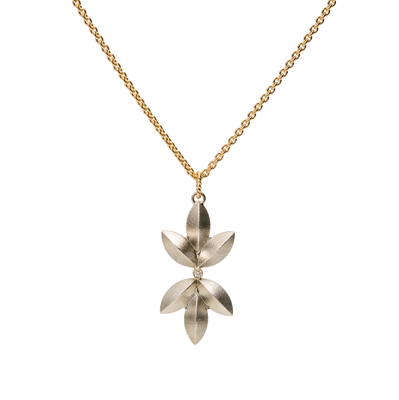 Sweet Pea Mirror Pendant