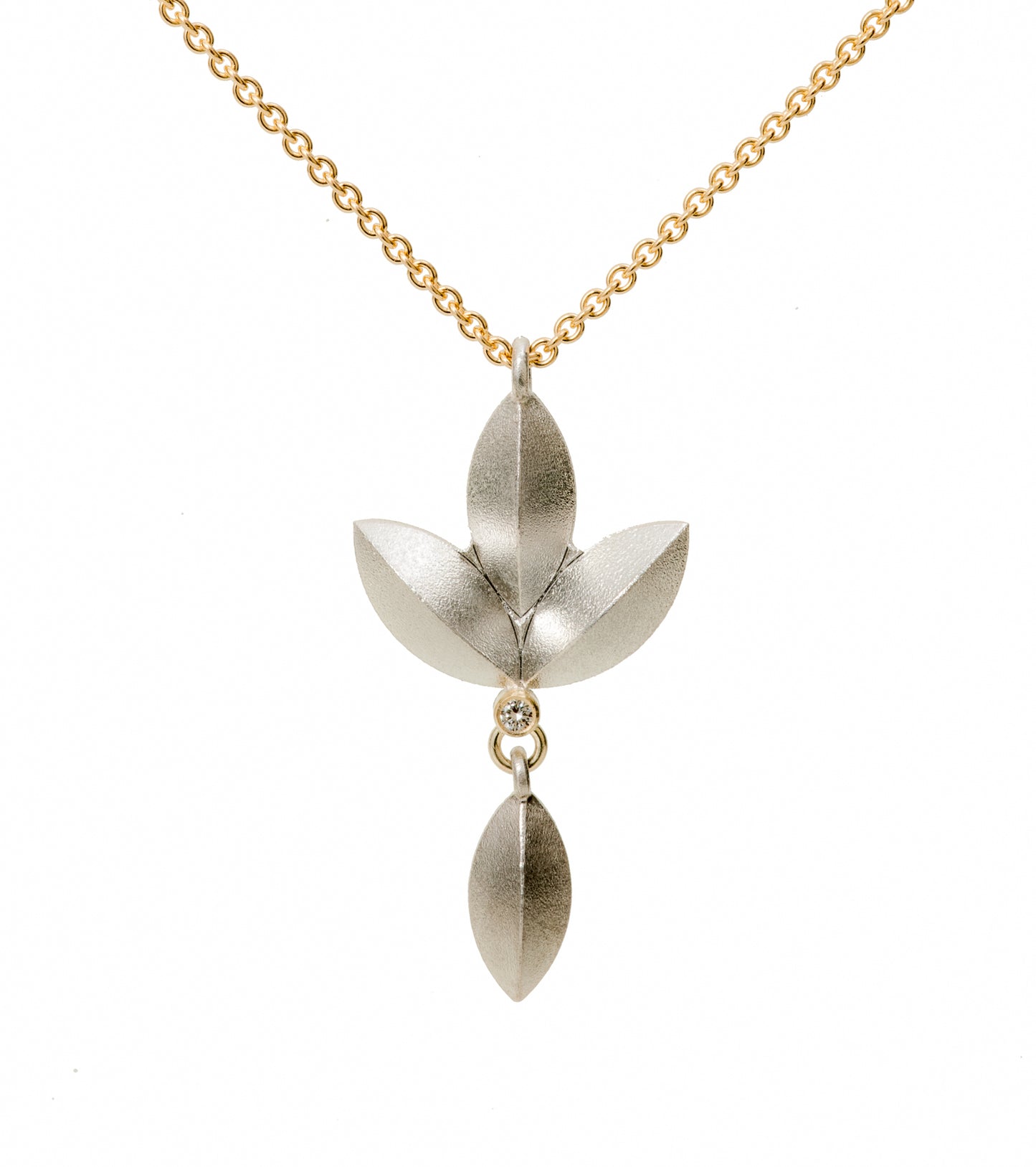 Sweet Pea Blossom Pendant ~ Large