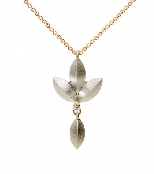 Sweet Pea Blossom Pendant ~ Large