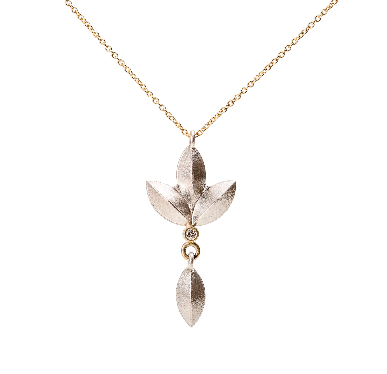 Sweet Pea Blossom Pendant ~ Small