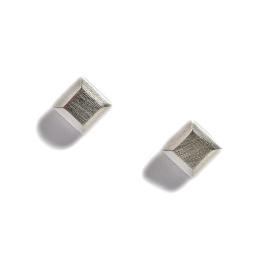 Truncated Studs ~ Sterling Silver