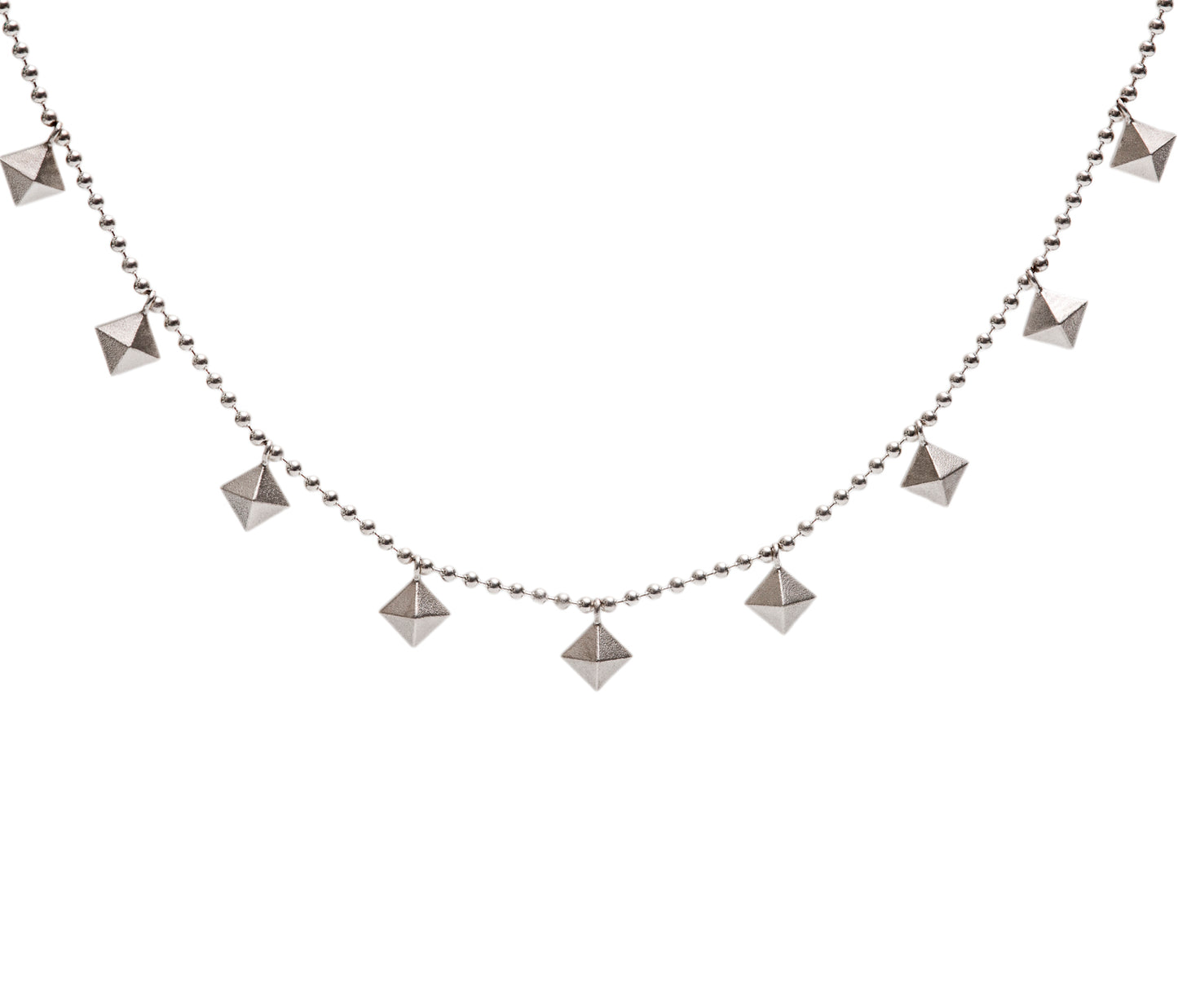 Pyramid Bead Necklace