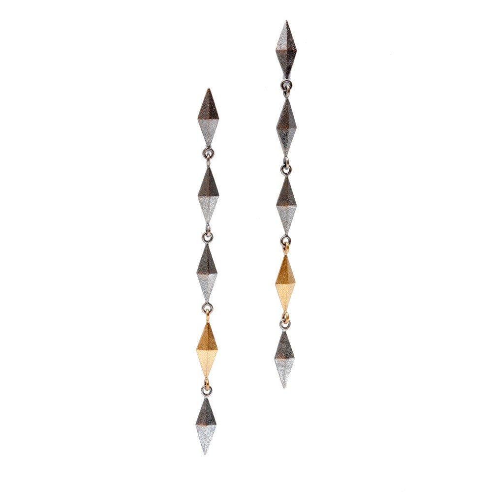 Maria Samora - Diamond Peak Earrings