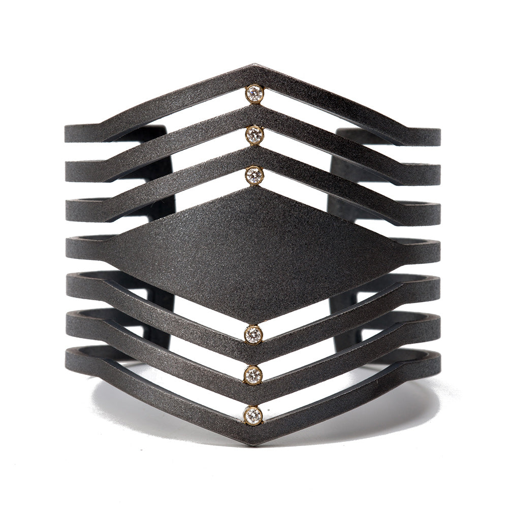 Maria Samora-Full Diamond Strata Cuff