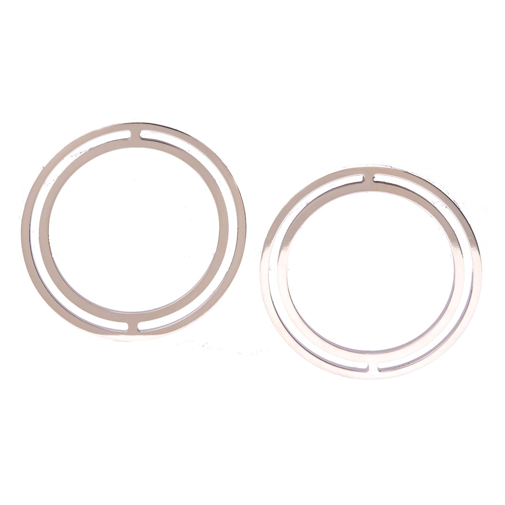 Strata Full Moon Earrings ~ Small