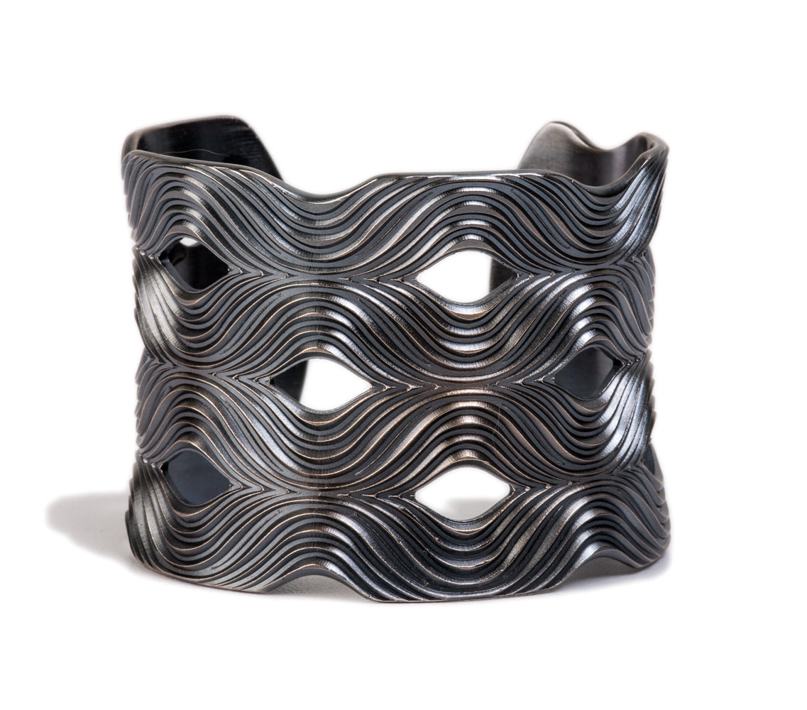 Onion Cuff Sterling Silver
