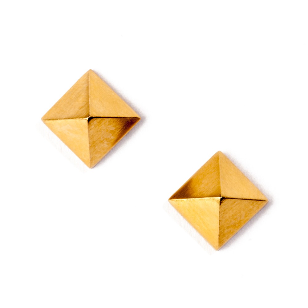 Maria Samora - Pyramid Stud Earrings