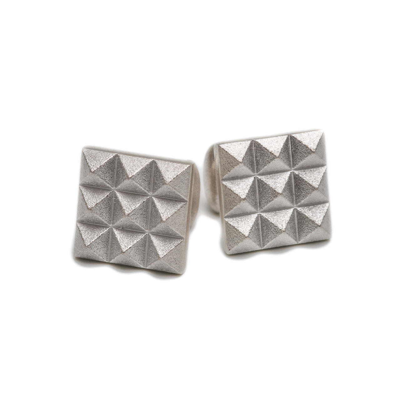 Pyramid Cufflinks ~ Sterling Silver
