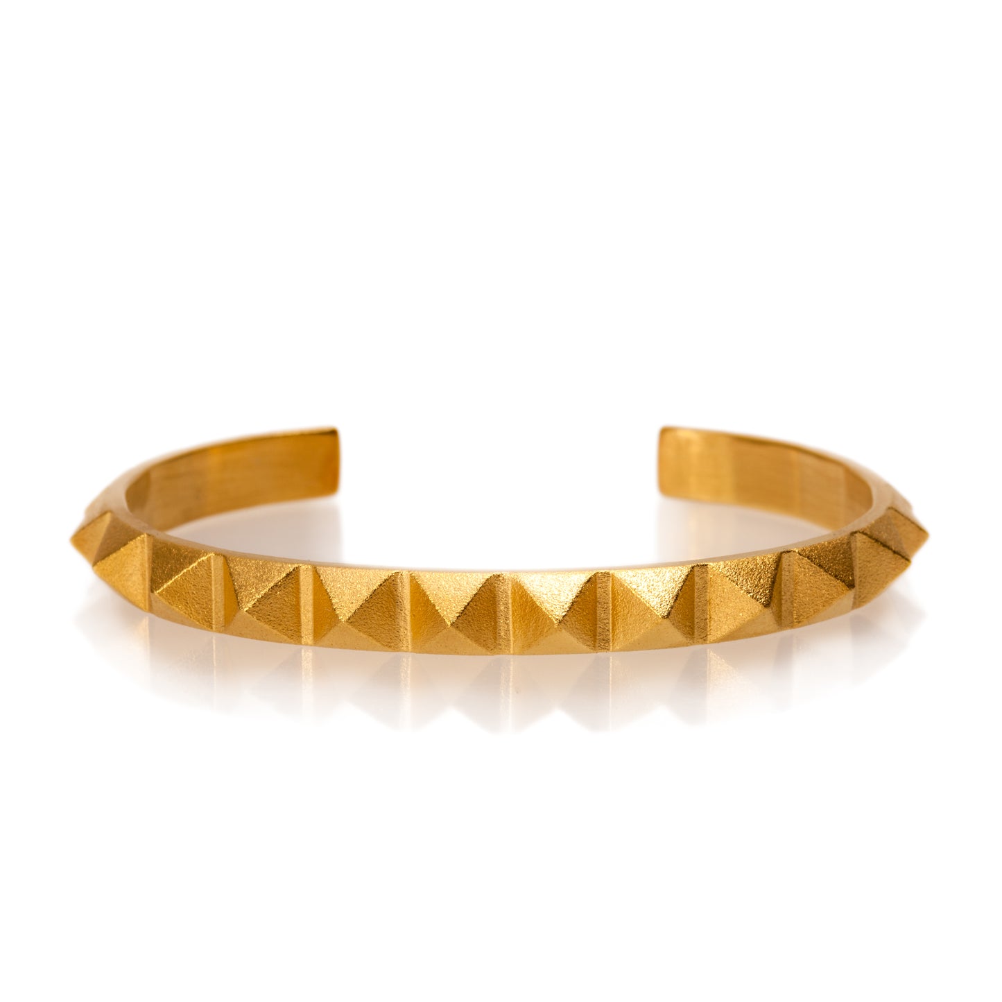 Pyramid Cuff 18k Gold