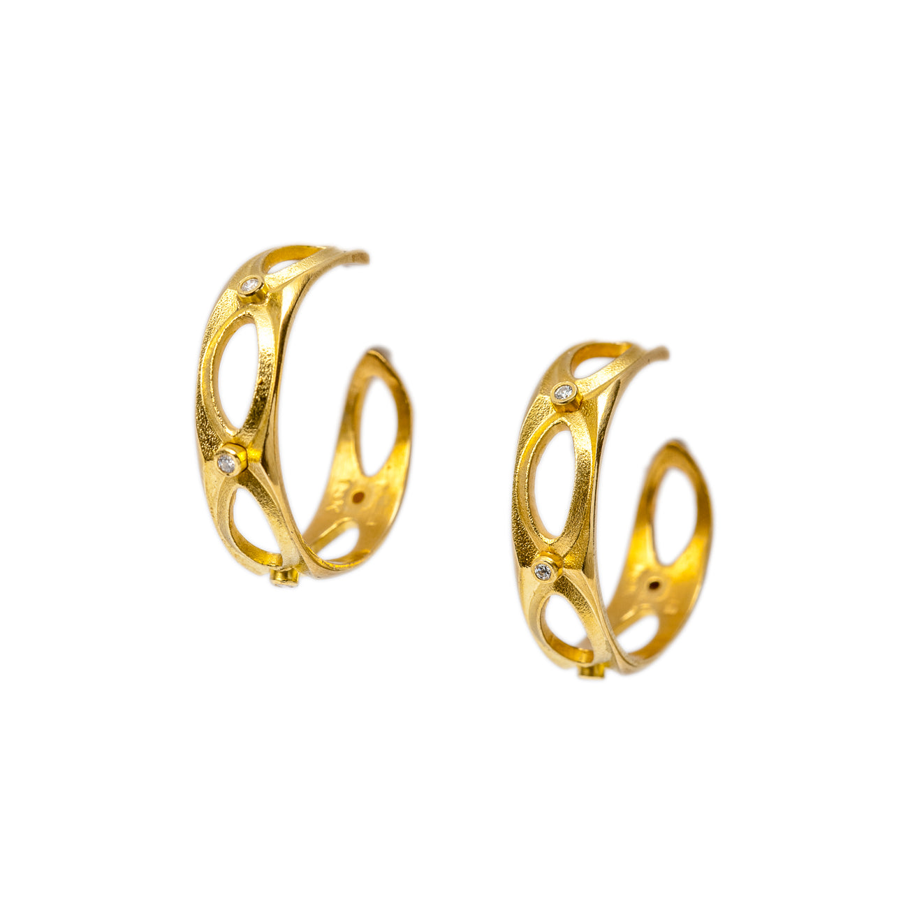 June Hoops ~ 18K Gold