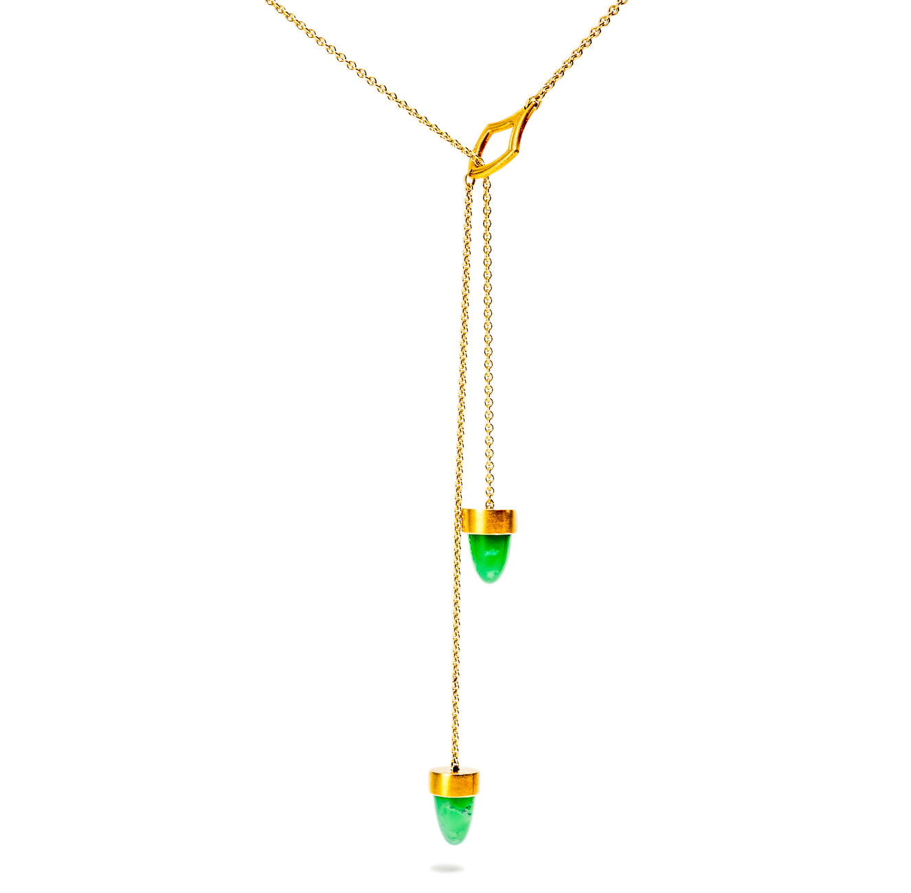 Chrysoprase Lariat