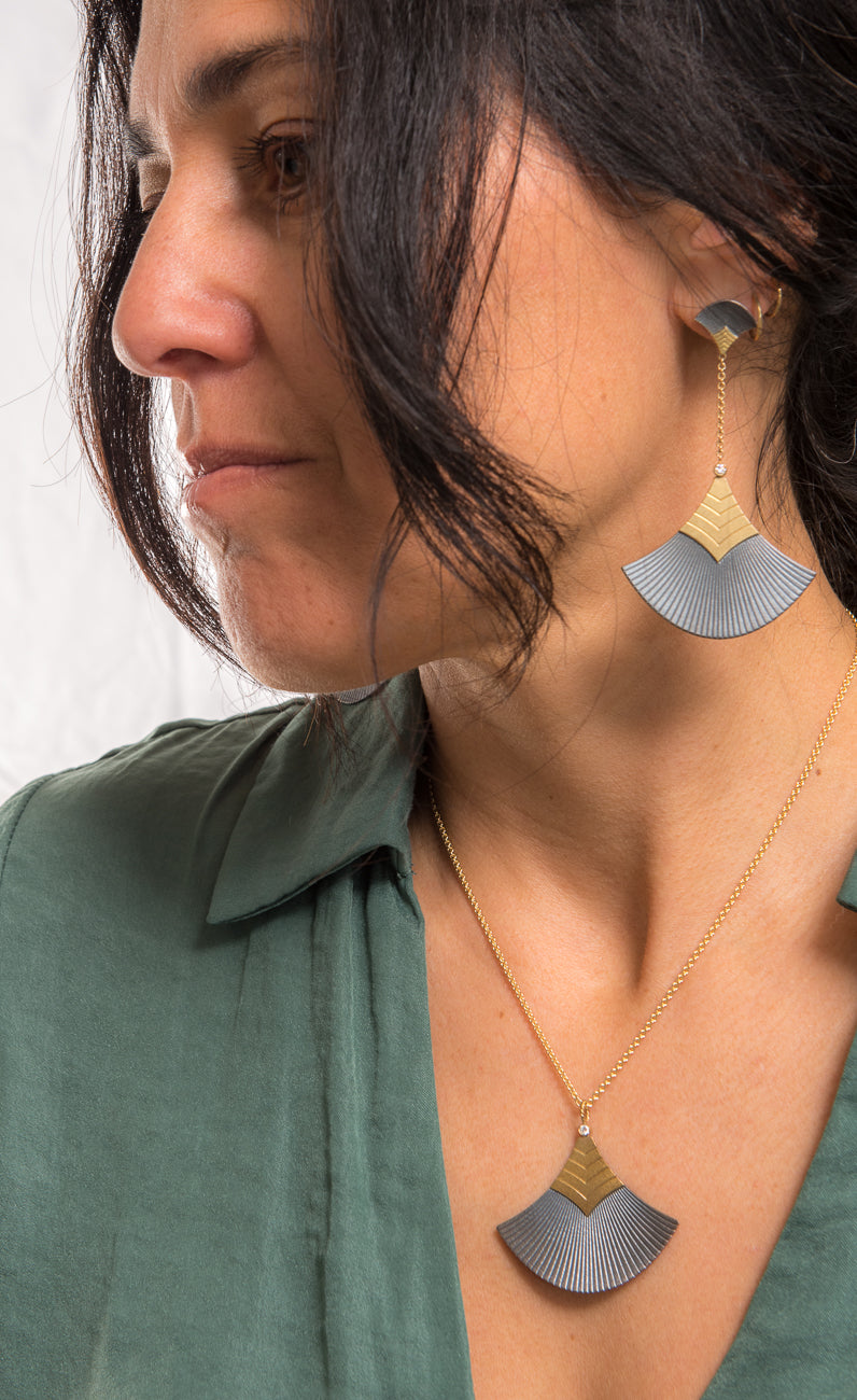 Fan Earrings