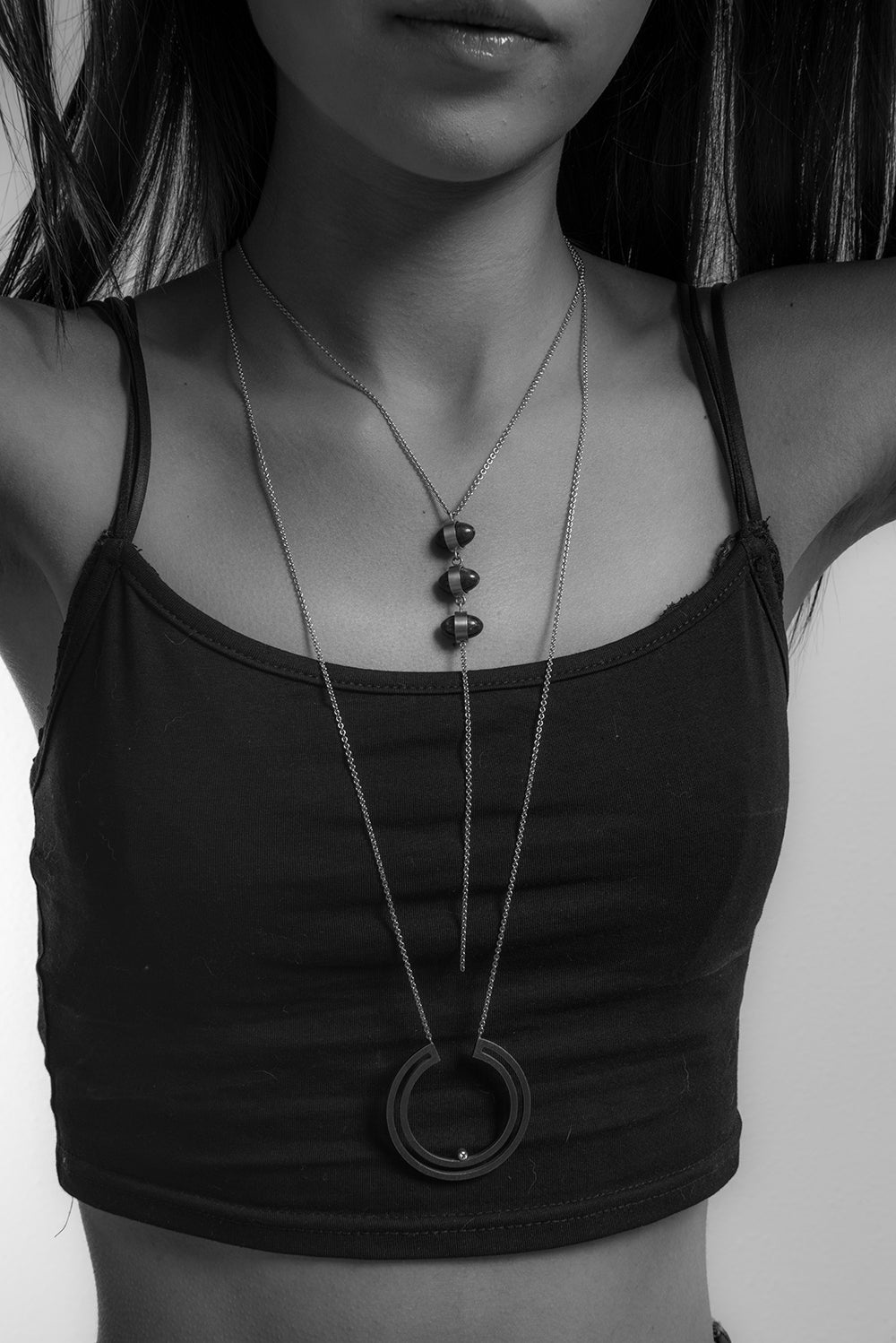 Lapis Bullet Necklace