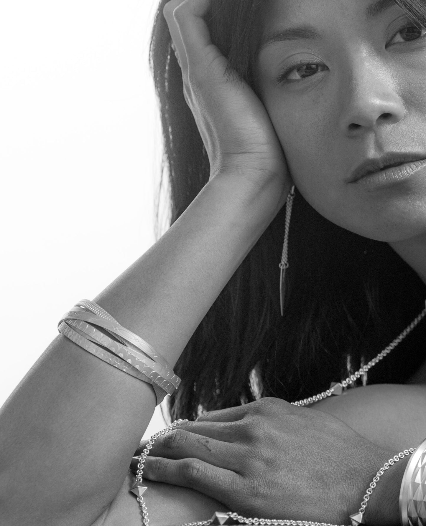 Neve Rolling Bangles Sterling Silver