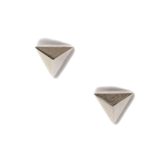 Tetra Tri Stud ~ Sterling Silver