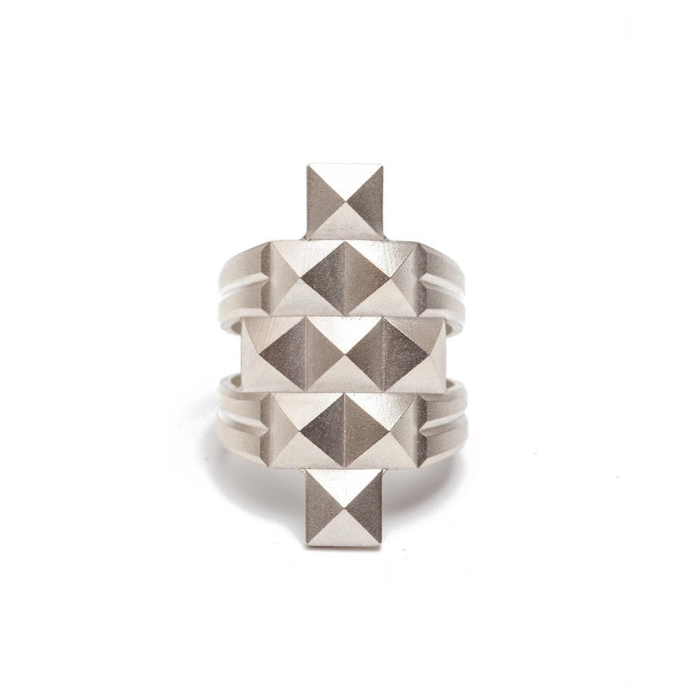 Pyramid Ring 2 ~ Sterling Silver