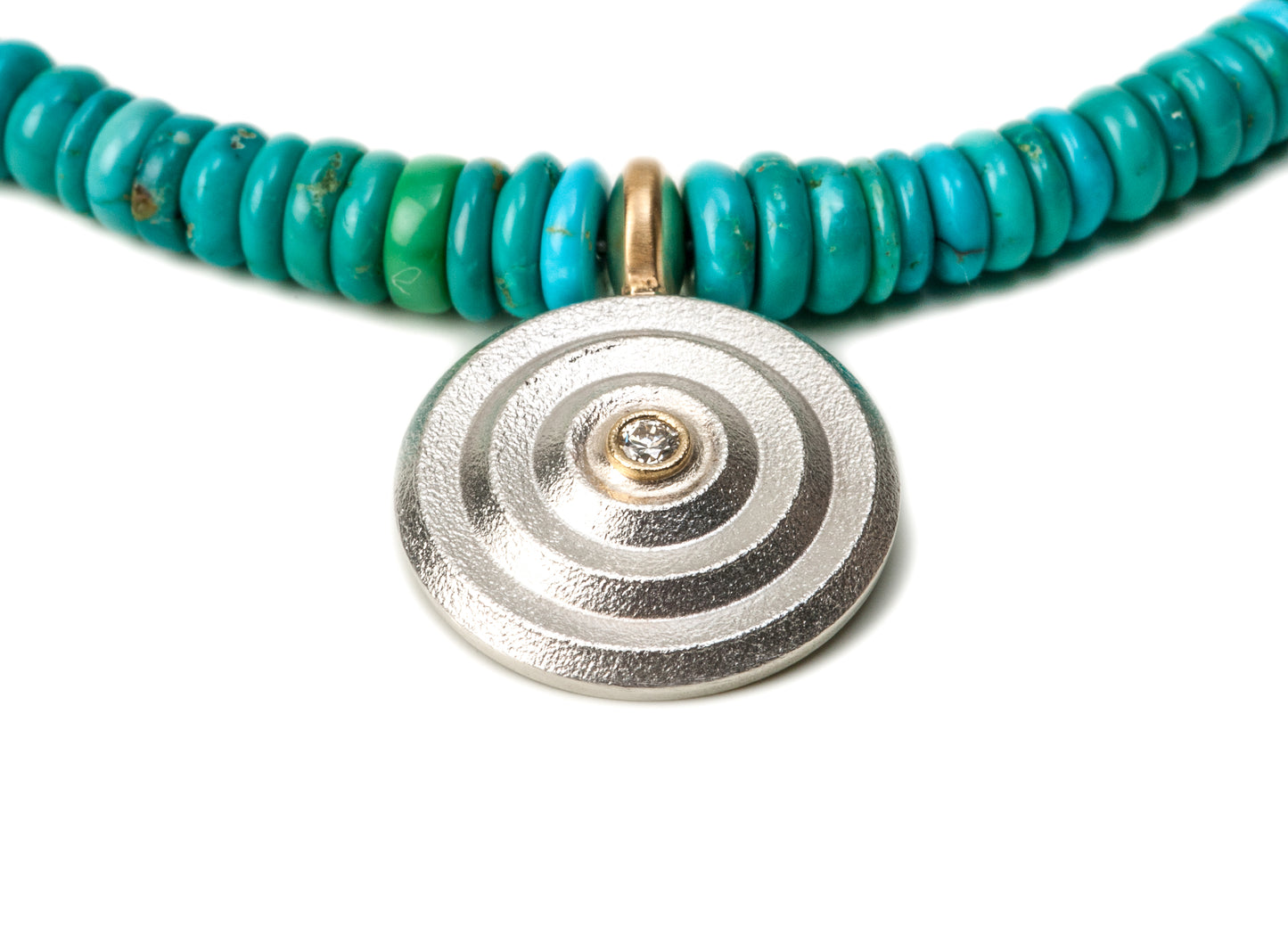 Charles Loloma Collection Bead Turquoise Necklace