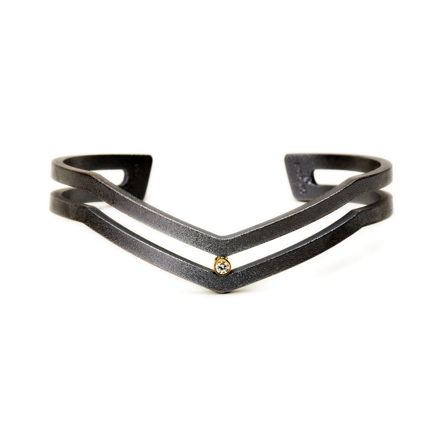 Strata Narrow Diamond Cuff