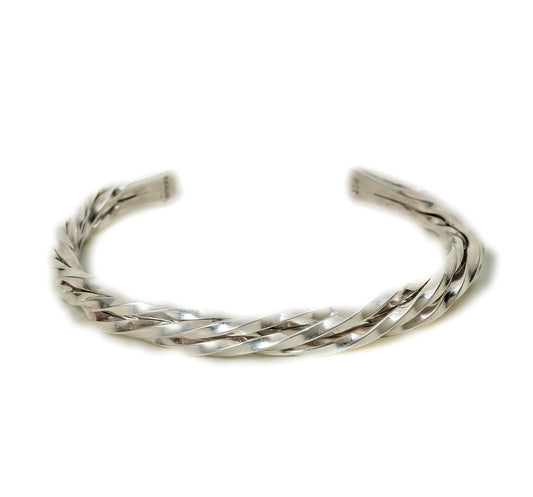 Twist Cuff Quad ~ Sterling Silver