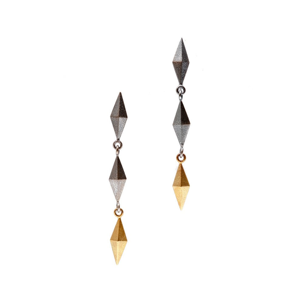 Maria Samora - Diamond Peak Earrings