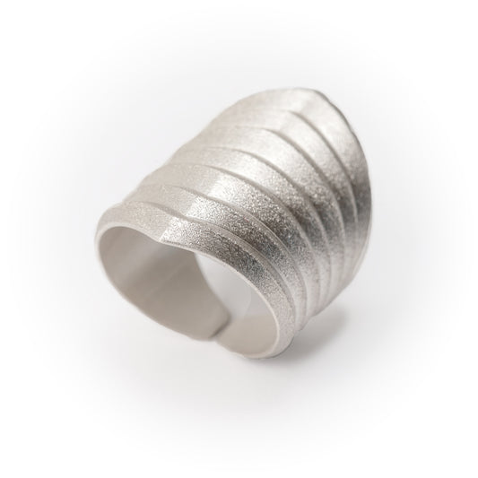 Rhomboid Ring Sterling Silver