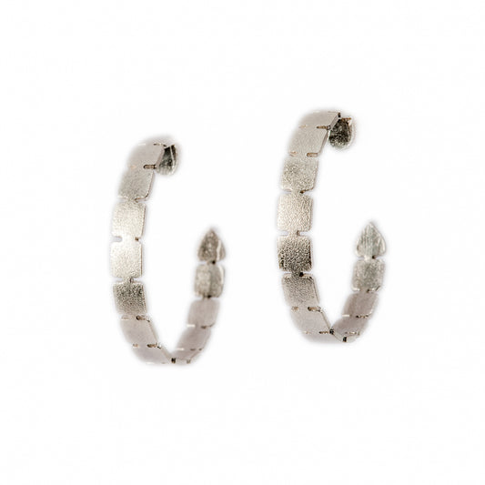 Starlight Hoop Sterling Silver Small